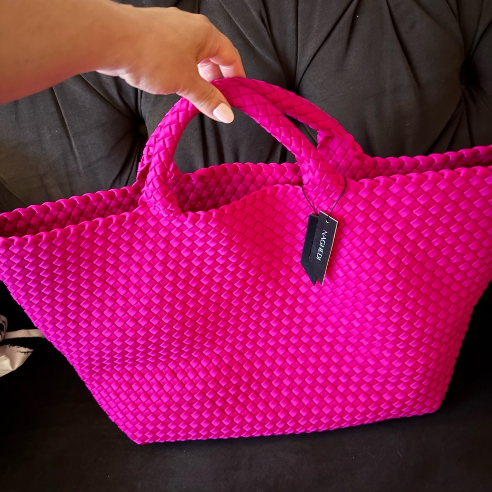 Naghedi large St Barths tote (Miami pink)